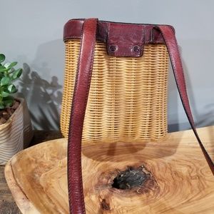 Etienne Aigner Bags - Vintage Aigner Wicker Handbag Etienne Aigner Bags - Vintage Aigner Wicker Handbag